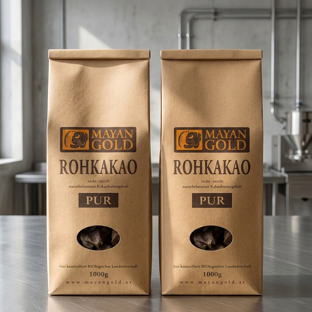 Bio Rohkakaomasse Pur · 2 kg Bundle