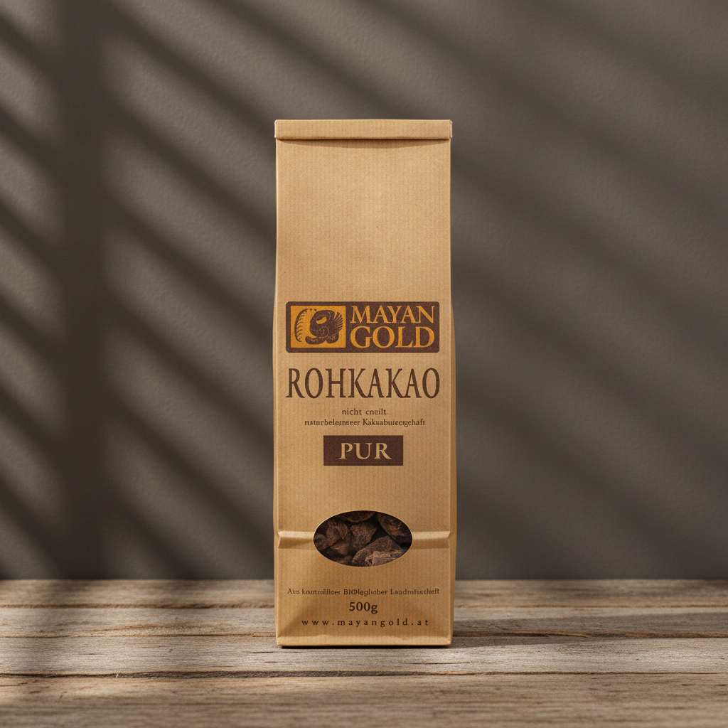 MAYAN GOLD Bio Rohkakaomasse – Premium Qualität 200g / 500g / 1000g
