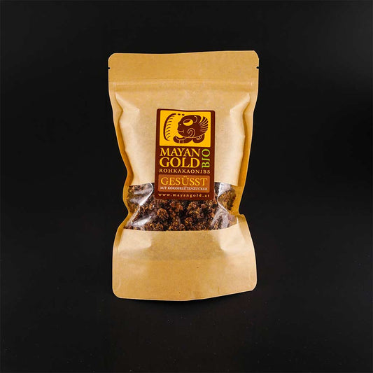 Bio Rohkakao Nibs - Gesüßt mit Kokosblütenzucker 200g