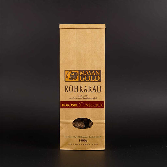 Mayan Gold Kakao Süß Blockbodenbeutel
