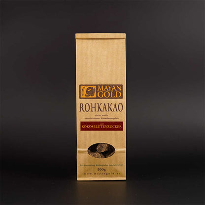 Mayan Gold Kakaomasse Süß Blockbodenbeutel