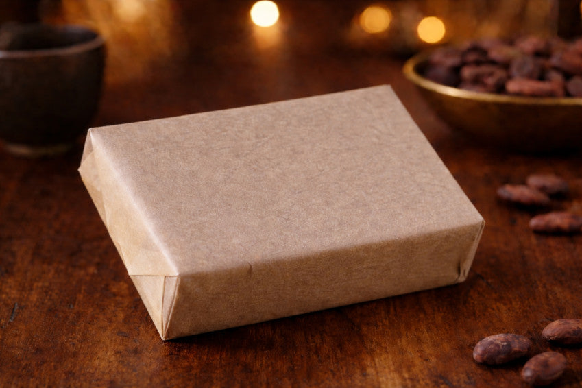 Mayan Gold Single Origin Criollo - Peru 500g Block verpackt