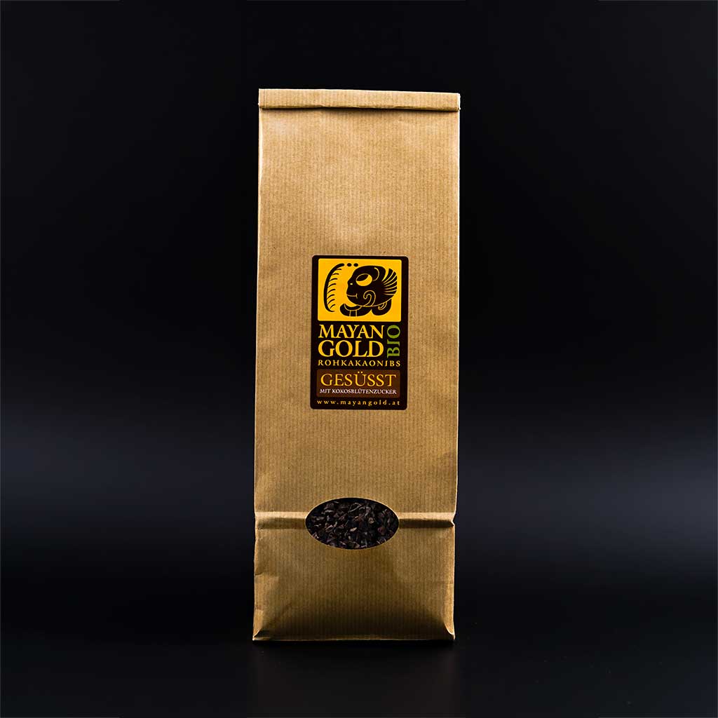 Bio Rohkakao Nibs - Gesüßt mit Kokosblütenzucker 1000g