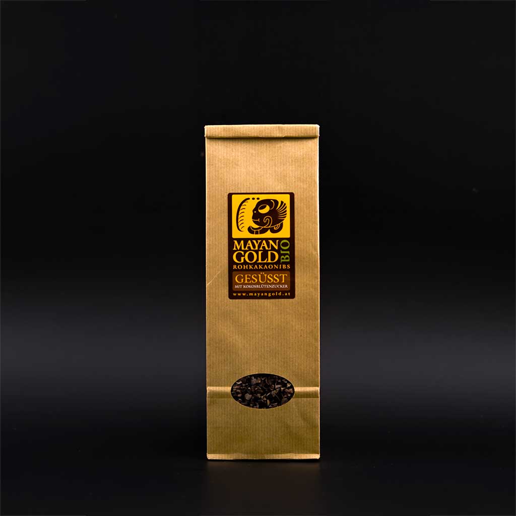 Bio Rohkakao Nibs - Gesüßt mit Kokosblütenzucker 500g