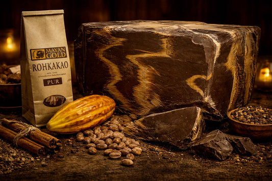 Mayan Gold Bio Rohkakao 25 Kilo Block - Limited Edition