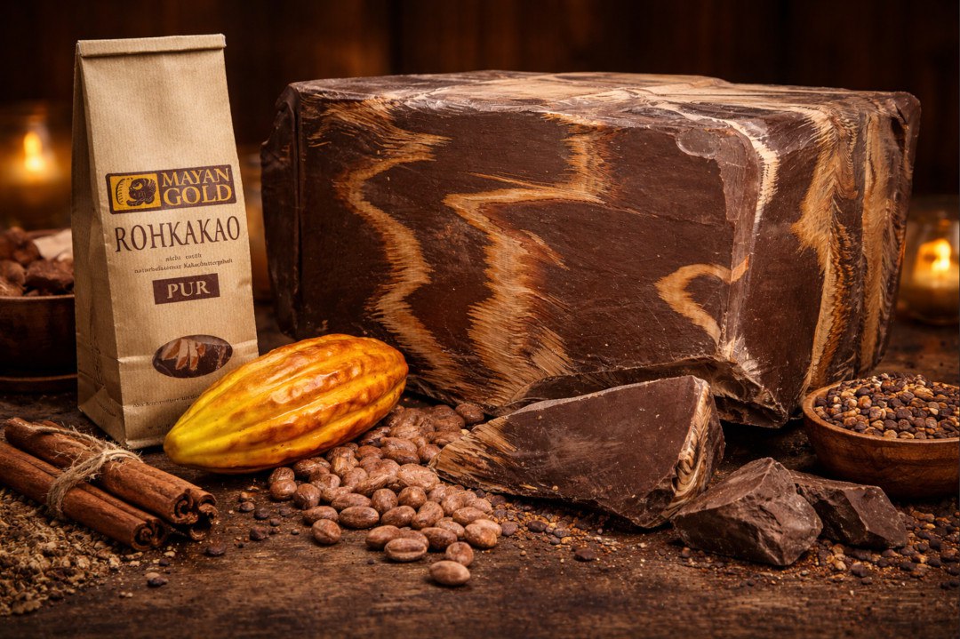 Mayan Gold Rohkakaomasse 25 Kilo Block - Limited Edition - Nur für kurze Zeit